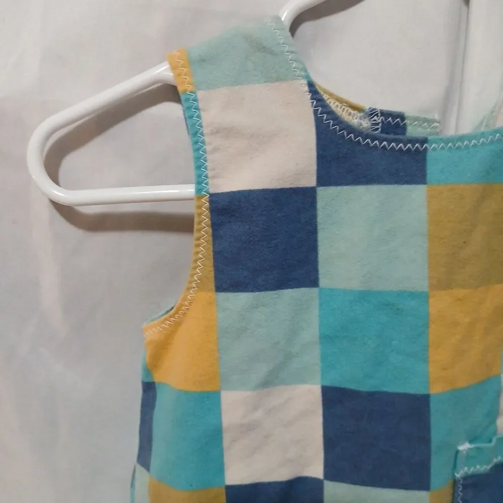 Old Navy Baby Patchwork  Dress Size Xxl ( 24to 30 Months) Vintage